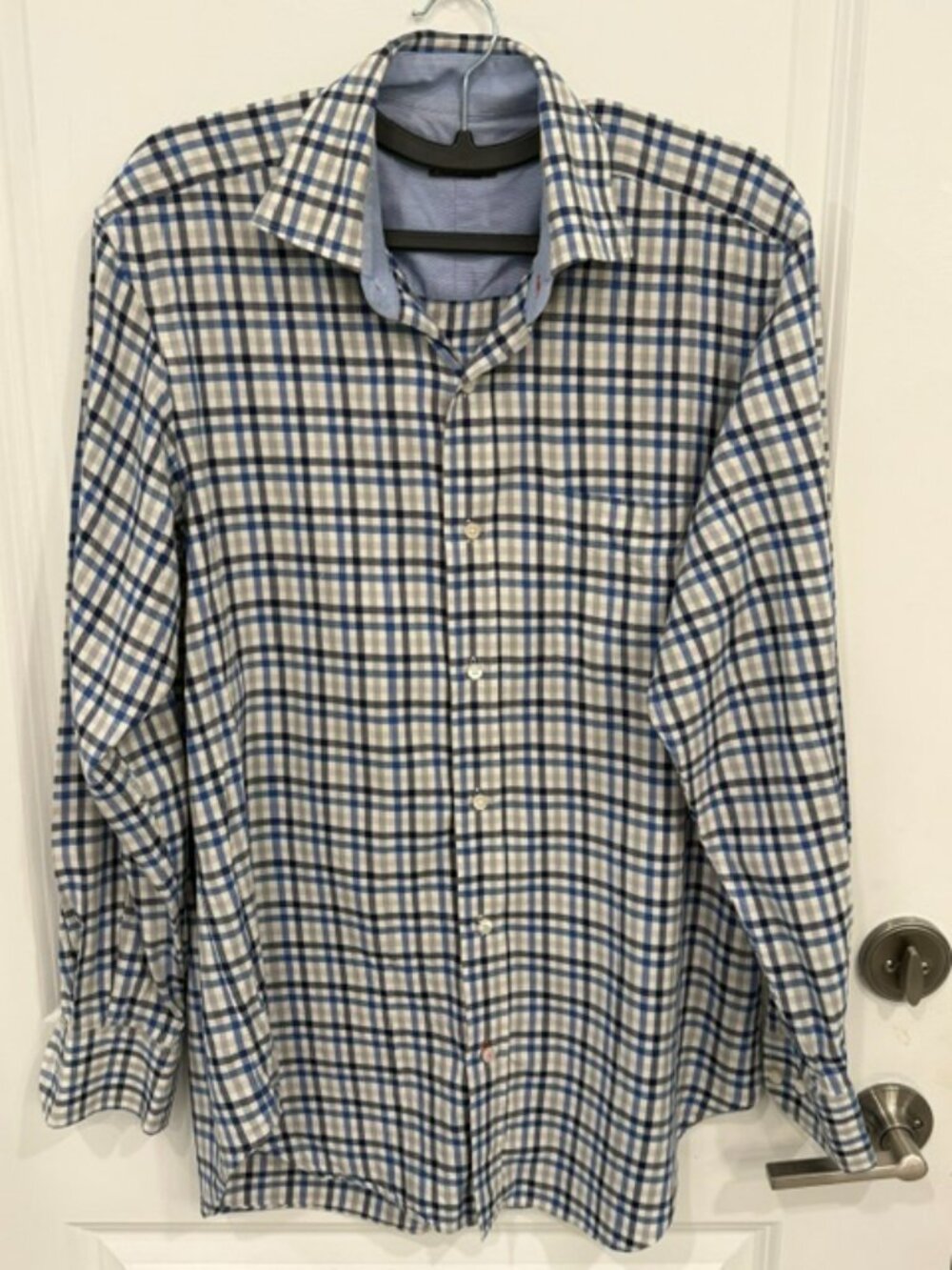J. McLaughlin Plaid Button Down Shirt